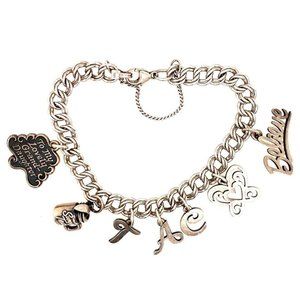 James Avery Bracelet with 6 JA Charms